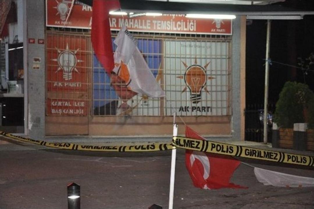 Kartal&rsquo;da Ak Parti Mahalle Temsilcilğine Bombalı Saldırı