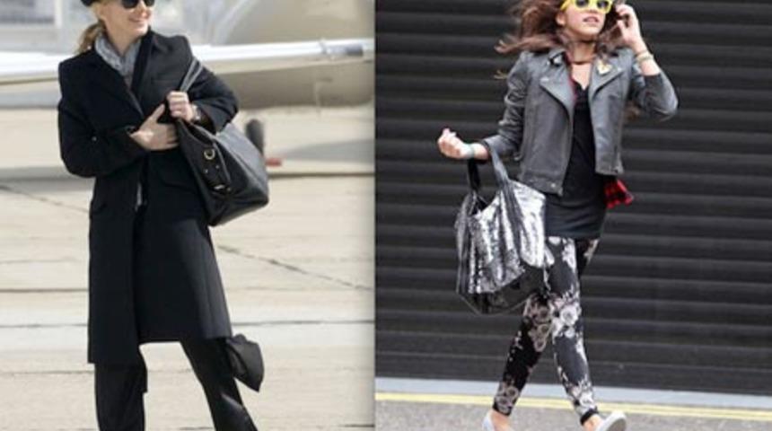 Annesinin Kıyafetlerini Giyiyor!