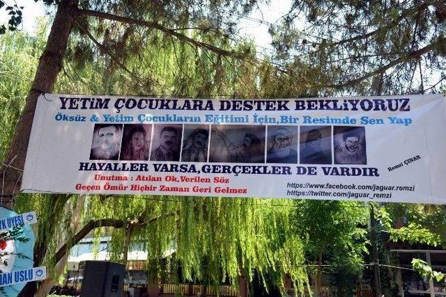 Yetim Çocuklar Yararına Resim Sergisi