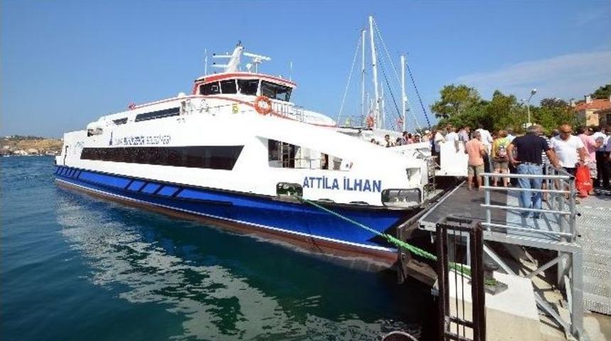 İzmir&rsquo;den Fo&ccedil;a&rsquo;ya Vapur Seferleri Başladı
