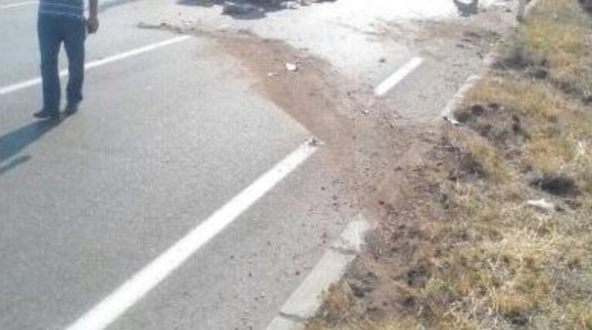 K&ouml;peğe &Ccedil;arpmamak İ&ccedil;in Manevra Yaptı: 4 Yaralı