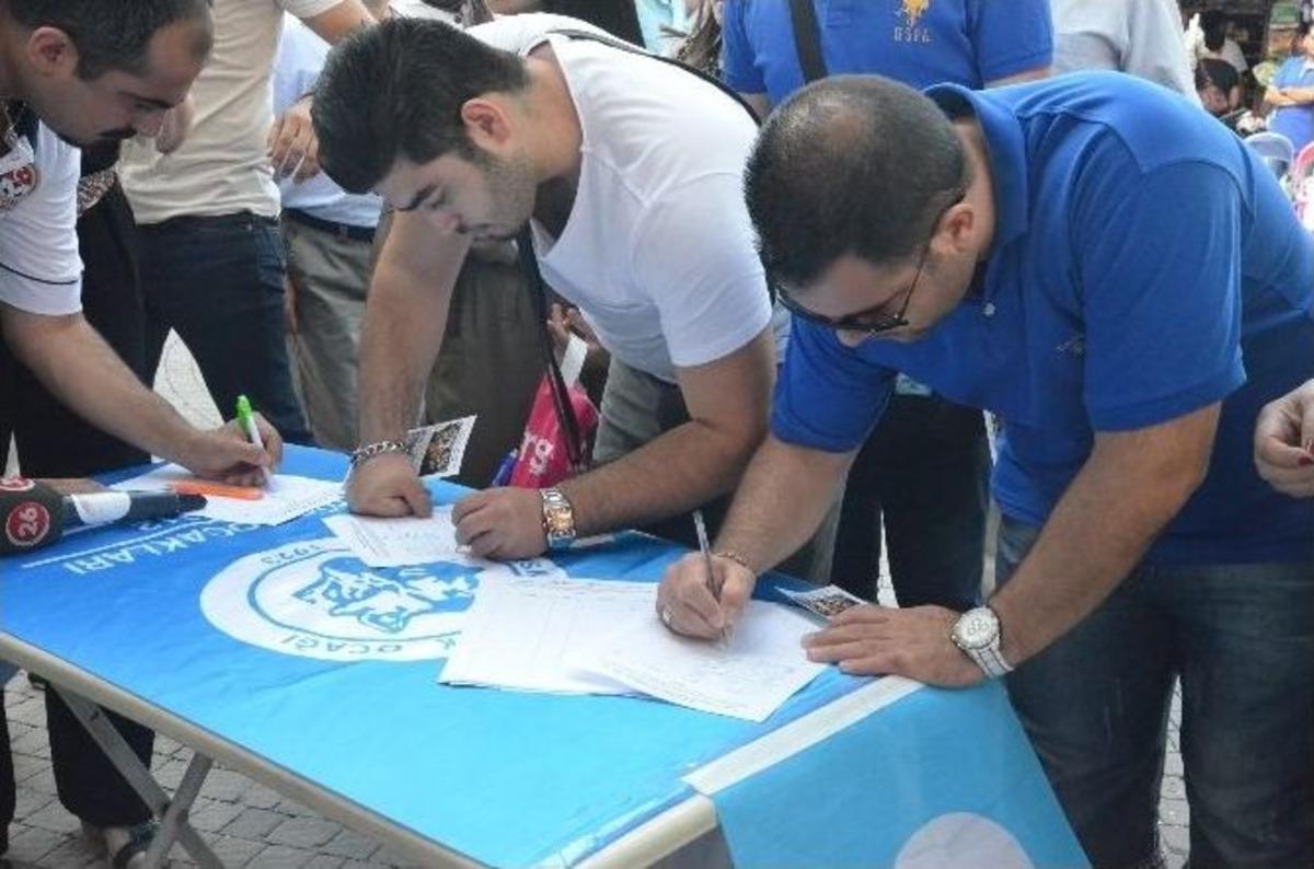 T&uuml;rk Ocakları Rabia Kadir İ&ccedil;in İmza Topladı