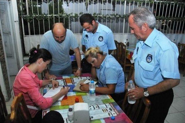 Kumbağ’da Gece Çalışan İş Yerlerinde Denetimler Devam Ediyor