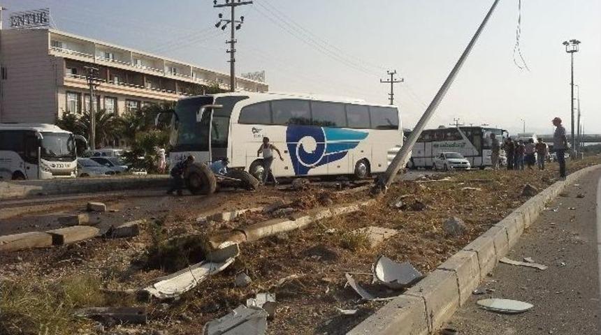 Edremit&rsquo;te Trafik Kazasında Bir Kişi Yaralandı