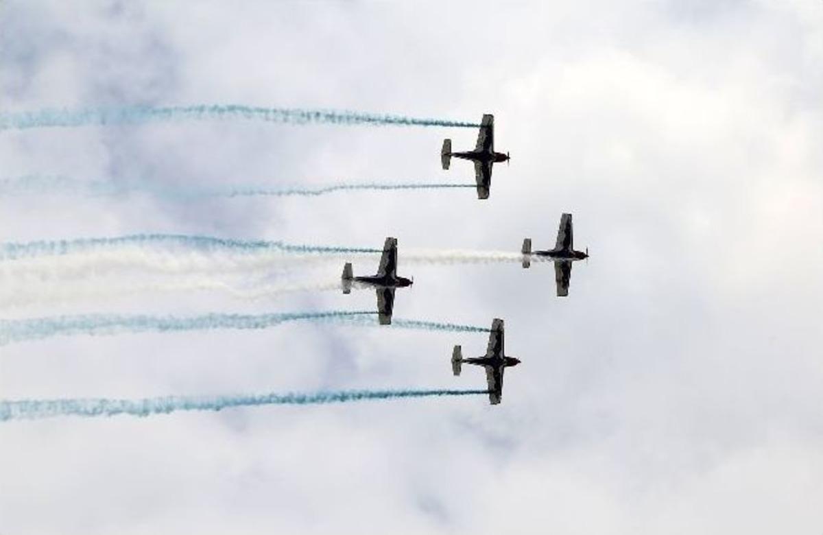 B&uuml;y&uuml;k&ccedil;ekmece Semalarında Nefes Kesen G&ouml;steriler