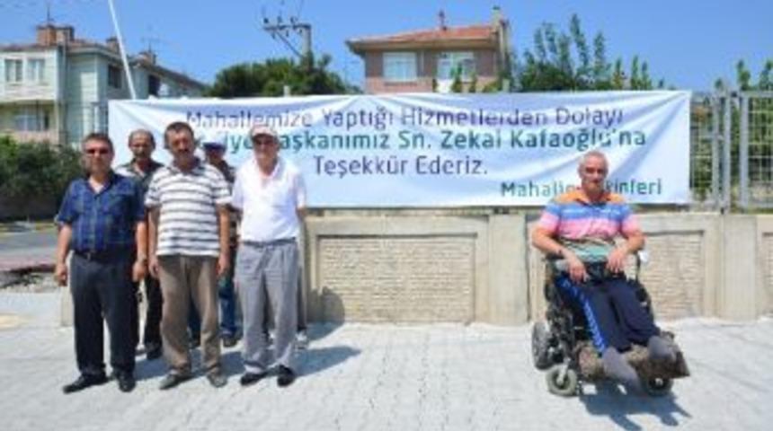 Başkan Kafaoğlu&rsquo;na Hizmet Teşekk&uuml;r&uuml;