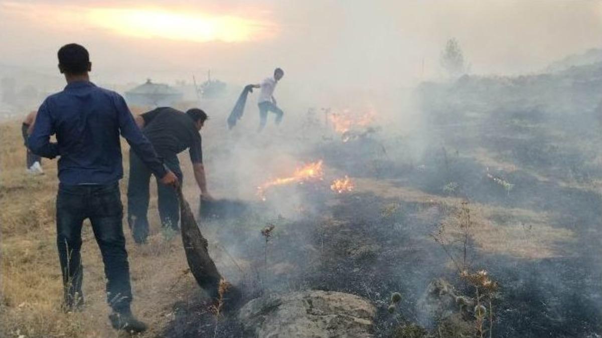 (&ouml;zel Haber) Van&rsquo;da Korkutan Yangın