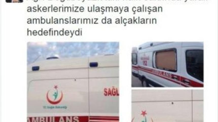 Sağlık Bakanı M&uuml;ezzinoğlu, Doğubayazıt&rsquo;ta Ter&ouml;ristlerin Ambulanslara Da Saldırmasına Tepki G&ouml;sterdi
