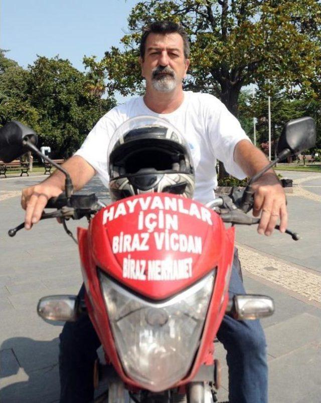 Hayvan Hakları Için Motosikletle Mersin'den Bakü'ye
