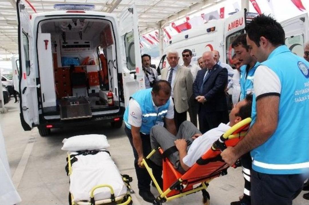 B&uuml;y&uuml;kşehir&rsquo;e 4 Yeni Hasta Nakil Ambulansı