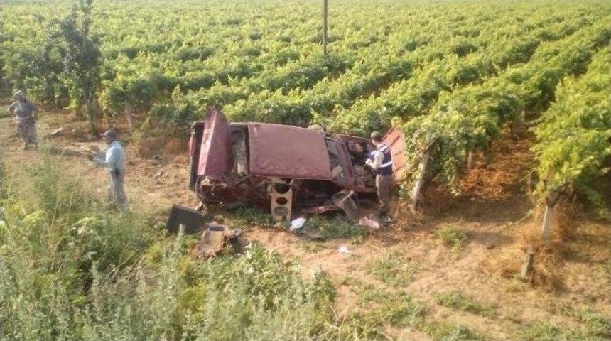 Otomobil &Uuml;z&uuml;m Bağına U&ccedil;tu: 7 Yaralı