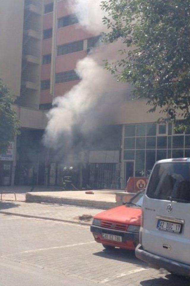 Konya&rsquo;da İş Yerinde Gaz Sıkışması Patlama 2