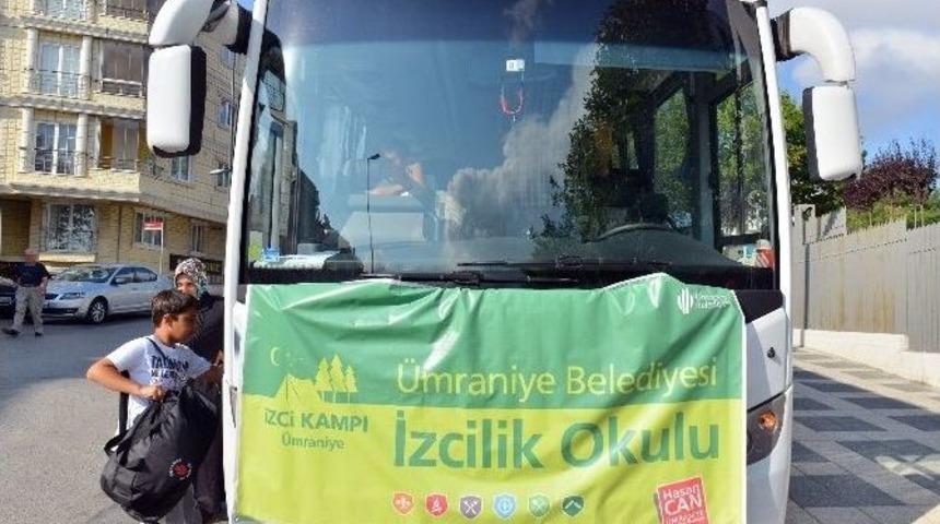 &Uuml;mraniyeli &Ccedil;ocukların İlk İzcilik Heyecanı Başladı