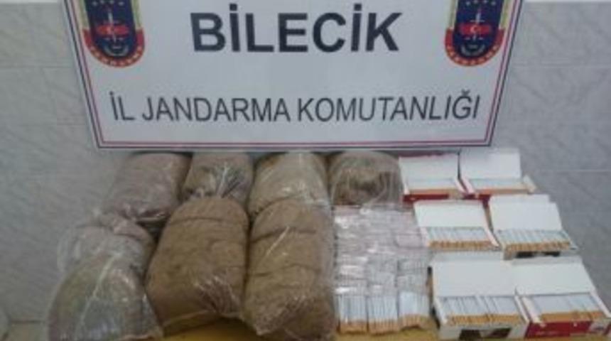 Bilecik İl Jandarma Komutanlığı&rsquo;ndan Ka&ccedil;ak Sigara Avı