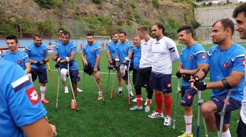 Ampute Milli Futbol Takımı Trabzon&rsquo;da Kampa Girdi