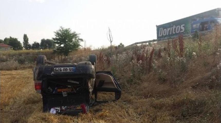 Afyonkarahisar&rsquo;da Trafik Kazası, 1 Kişi Yaralandı