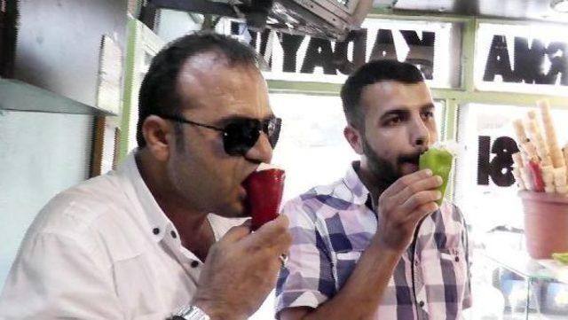 K&uuml;lah Yerine Acılı Biberde Dondurma 1
