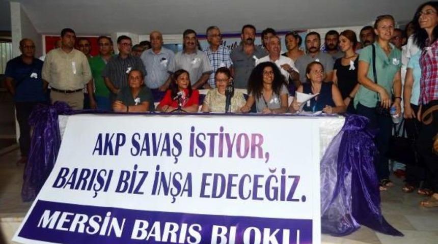 Mersin'de 'barış Bloğu' Kuruldu