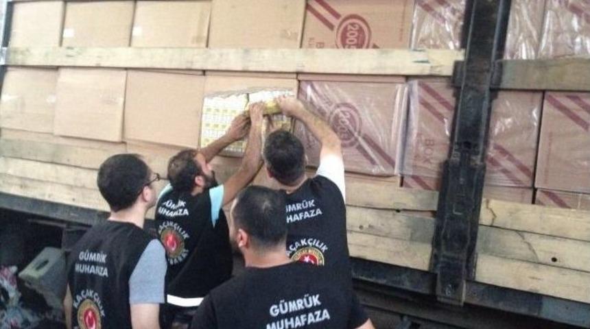 Tarihin En B&uuml;y&uuml;k Ka&ccedil;ak Sigara Yakalaması Ger&ccedil;ekleştirildi