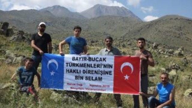Amatör Dağcılar Türkmenler İçin Tırmandı