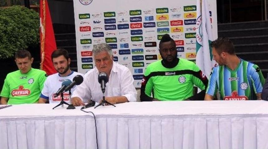 &Ccedil;aykur Rizespor Prensipte Anlaştığı D&ouml;rt Yabancı Futbolcu İle Bug&uuml;n S&ouml;zleşme İmzaladı