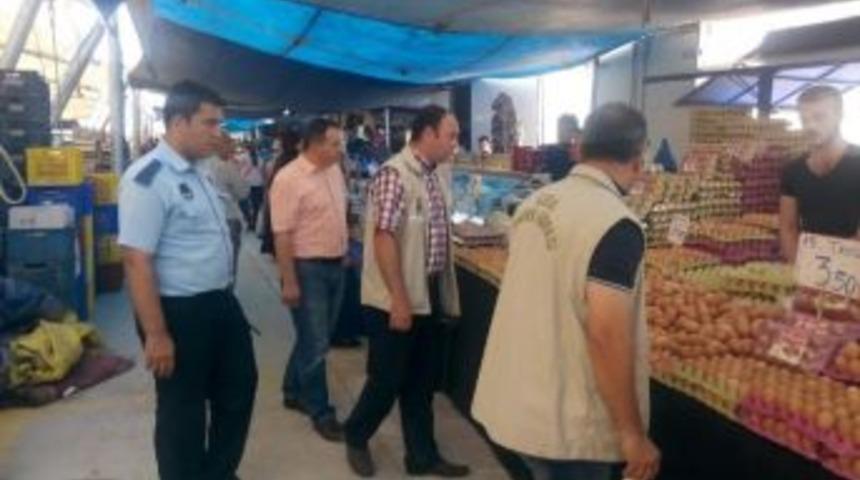 Zabıtadan Halk Pazarında Denetim