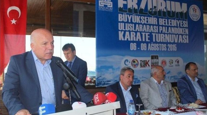 12. Uluslararası Karate Turnuvası Erzurum&rsquo;da Başlıyor
