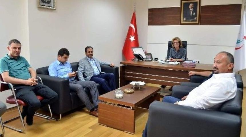 Ak Parti’li Atay’dan Genel Sekreter Özcan’a Hayırlı Olsun Ziyareti