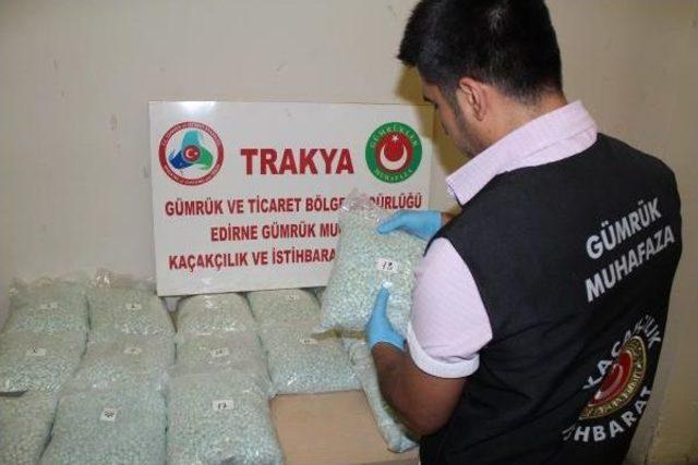 Kapıkule’De 66 Kilo Ecstasy Hap Ele Geçirildi