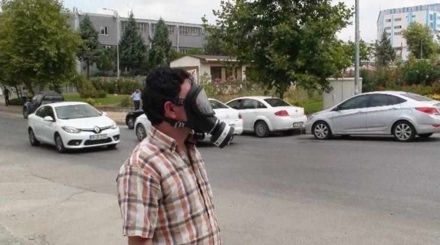 Uzman Ekipler Fabrikada Meydana Gelen Kimyasal Sızıntıyı İnceliyor