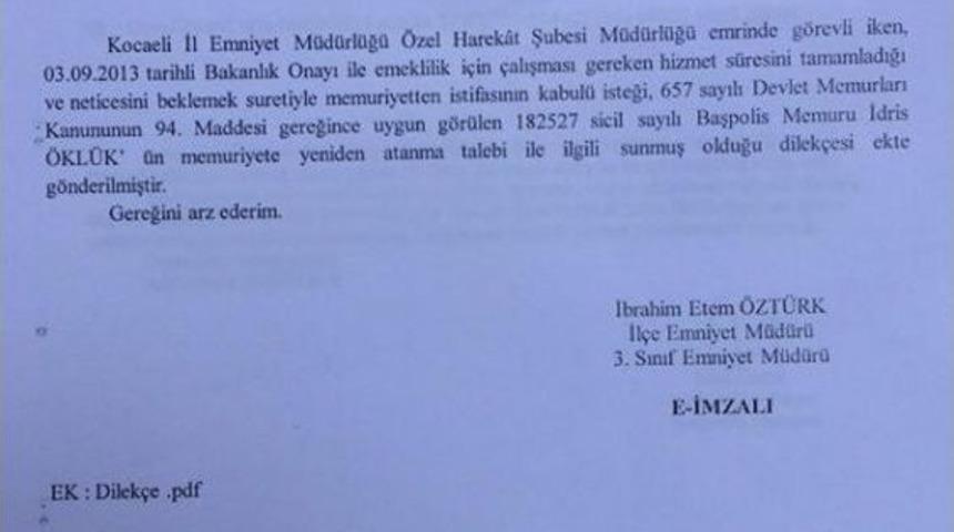 Eski &Ouml;zel Harekat&ccedil;ı, Şehit Haberleri &Uuml;zerine Mesleğe D&ouml;nmek I&ccedil;in Dilek&ccedil;e Verdi