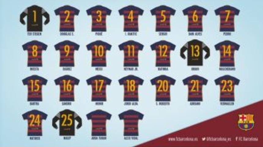 Barcelona&rsquo;da Forma Numaraları Belli Oldu