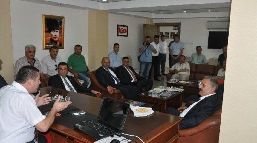 Yusuf Ziya Odabaş, Başkan Tekin&rsquo;i Ziyaret Etti