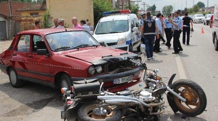 &Ccedil;arşamba&rsquo;da Kaza: 1 Yaralı