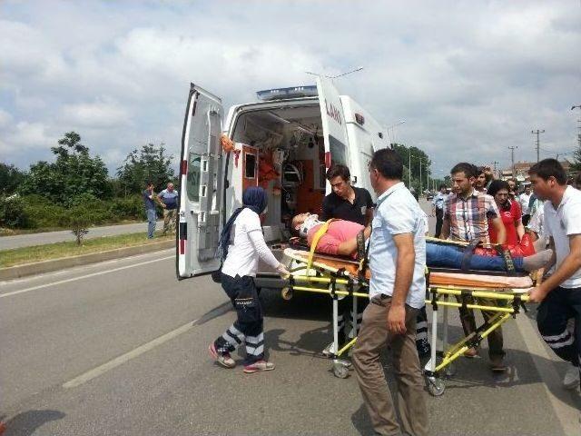 Çarşamba’da Kaza: 1 Yaralı 1