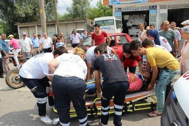 Çarşamba’da Kaza: 1 Yaralı 2