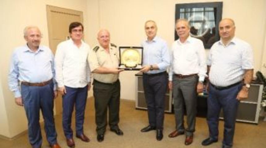 İl Jandarma Komutanı Şimşiroğlu&rsquo;ndan Satso&rsquo;ya Veda Ziyareti