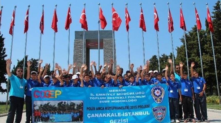 Mersin Polisi, Dezavantajlı &Ccedil;ocukları &Ccedil;anakkale Ve İstanbul&rsquo;a G&ouml;t&uuml;rd&uuml;