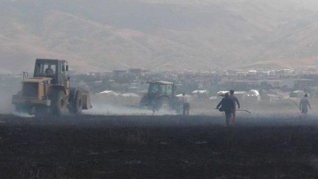 Muş Ovası nda Ekili Alanda Yangın 3