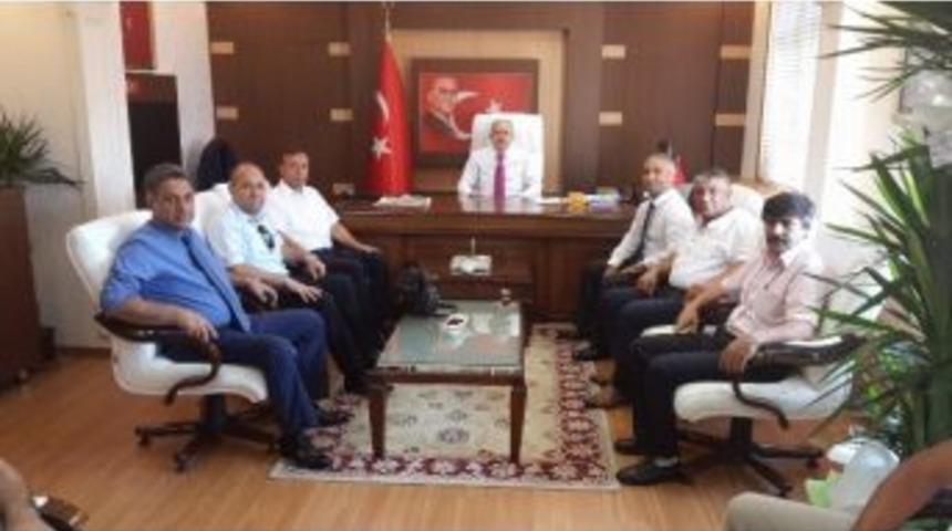 Şahinbey Kaymakamı&rsquo;na Sendikacılardan Ziyaret