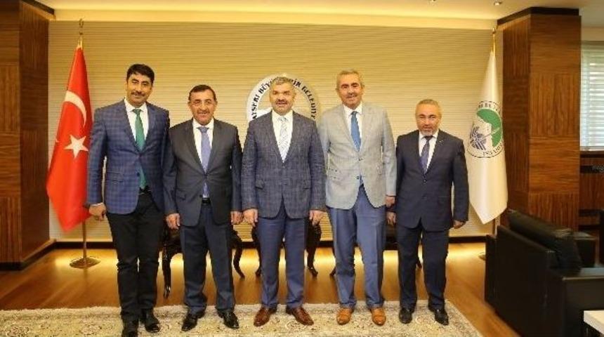 Hak-iş Konfederasyonu Genel Başkan Vekili Toruntay&rsquo;dan Başkan &Ccedil;elik&rsquo;e Ziyaret