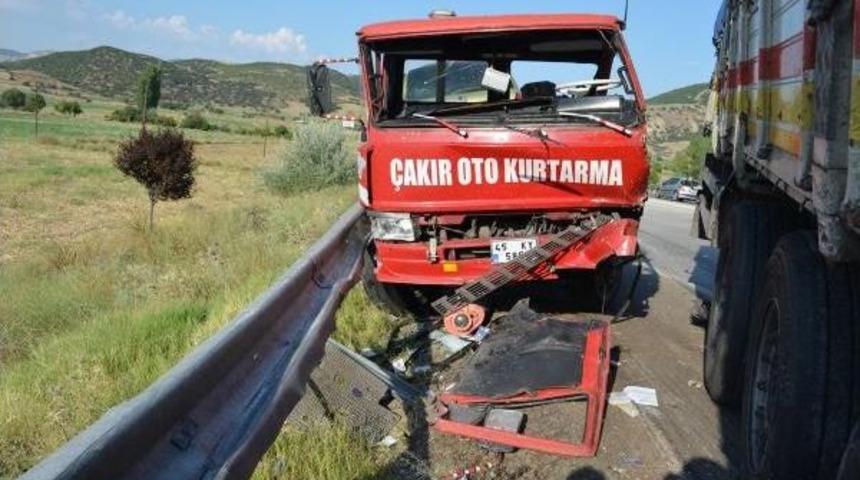 Tır Ile Kurtarıcı &Ccedil;arpıştı: 1 &Ouml;l&uuml;