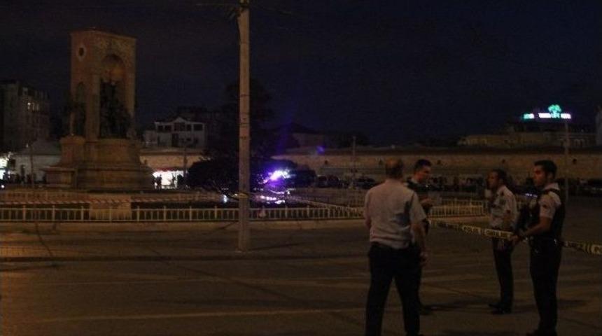 Taksim Meydanında Ş&uuml;pheli Kadın Paniği