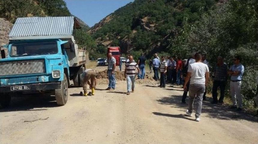 Tunceli-erzincan Karayolundaki Patlama