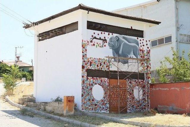 Battalgazi&rsquo;deki Elektrik Trafoları Renkleniyor 2