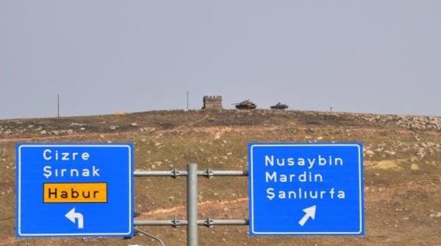 Suriye Sınırında Tanklar Konuşlandırıldı