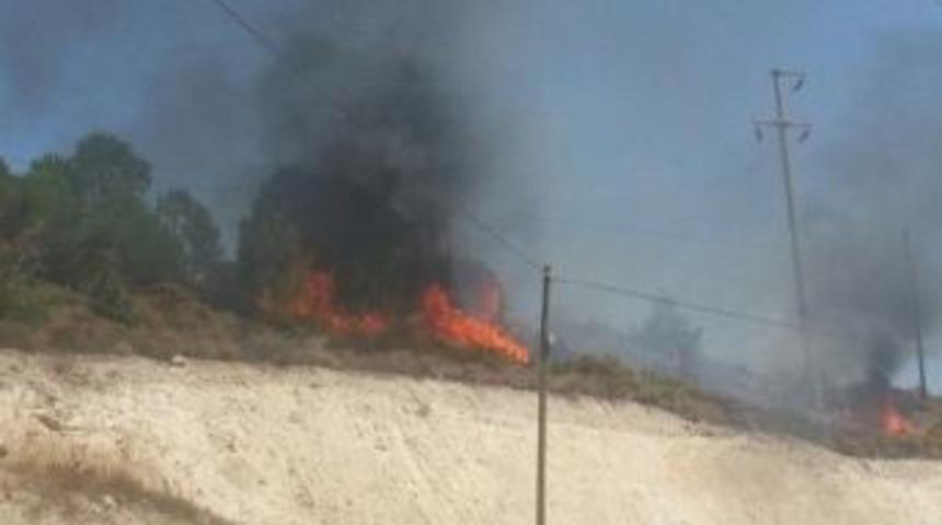 Tatil Villalarının Bulunduğu Alanda Y&uuml;rekleri Ağza Getiren Yangın