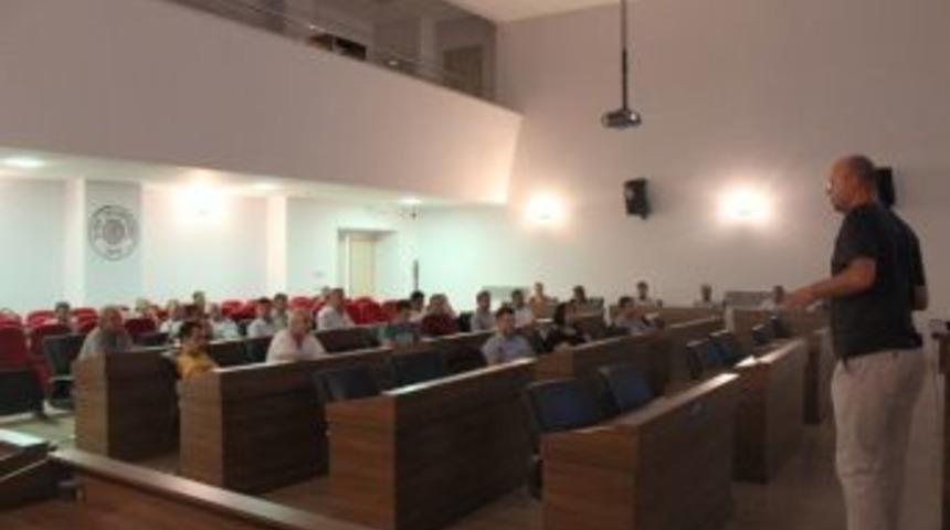 Belediye &Ccedil;alışanlarına İş Sağlığı G&uuml;venliği Semineri