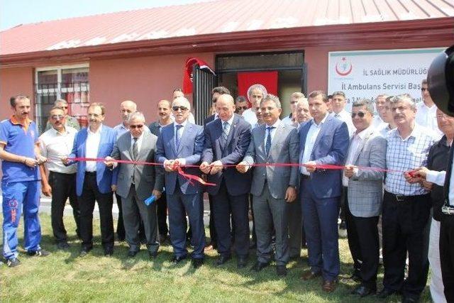 Bafra’da Heliport Ve 112 İstasyonu Açıldı