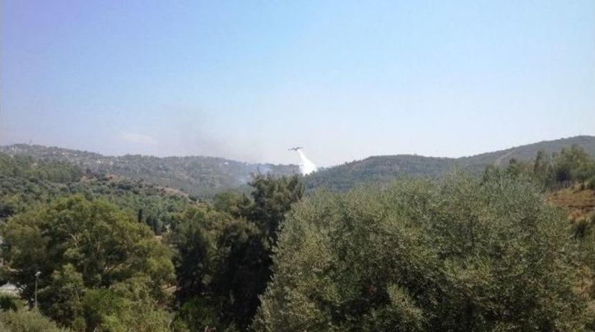 İzmir&rsquo;de Askeri B&ouml;lgede Yangın